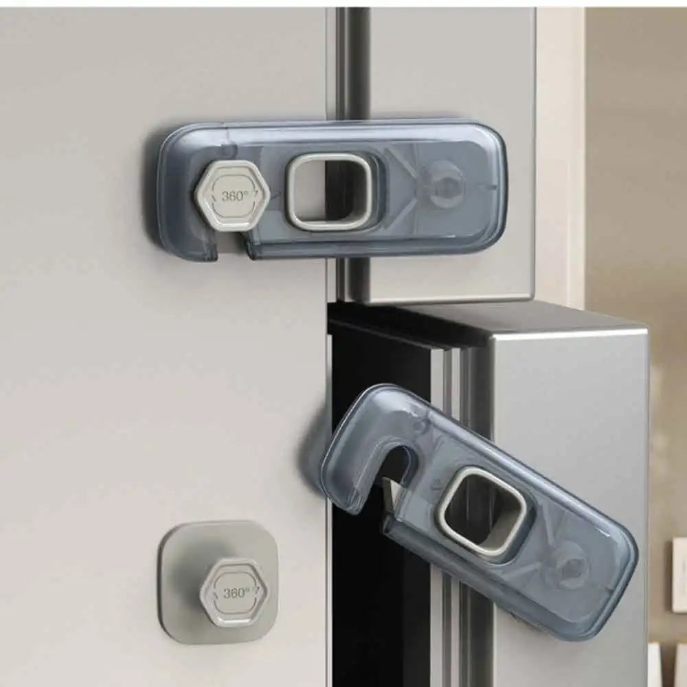 10-Pack Baby Cabinet & Fridge Safety Locks | Child Lock Set Child Cabinet Lock QXL