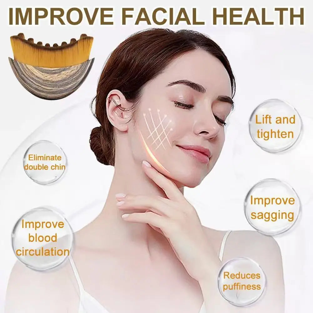 Facial Contour Massage Brush with Storage Box Facial Massage Brush QXL