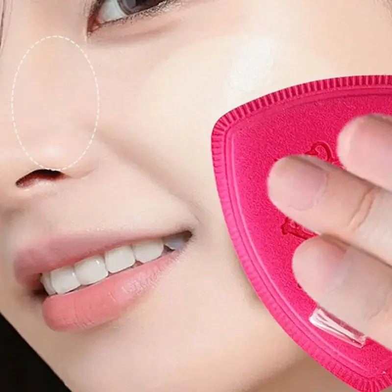Triangle Powder Puff Makeup Sponge | Latex-Free Foundation Makeup Sponge Puff QXL