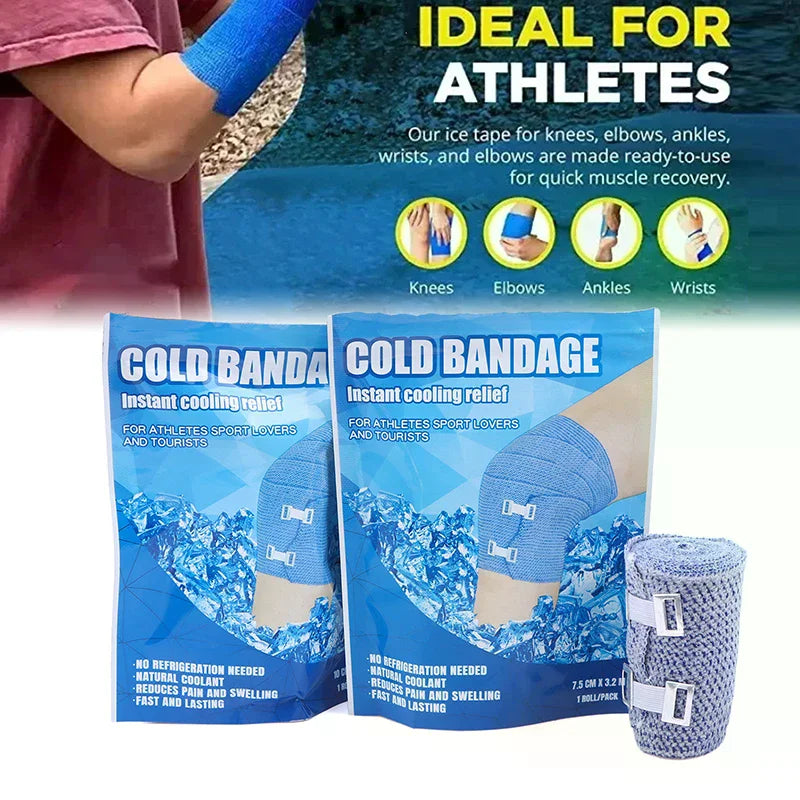 Self-Adhesive Cooling Compression Bandage | 1 & 3 Pack Compression Bandage QXL