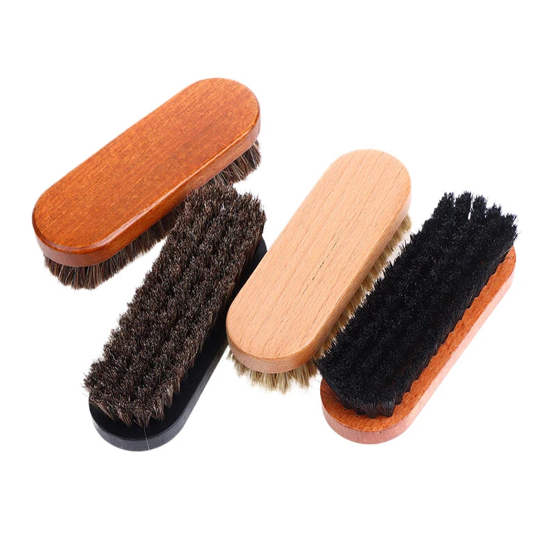 Horse Hair Cleaning Brush | Dashboard, Leather & Shoe Care Detailing Cleaning Brush QXL