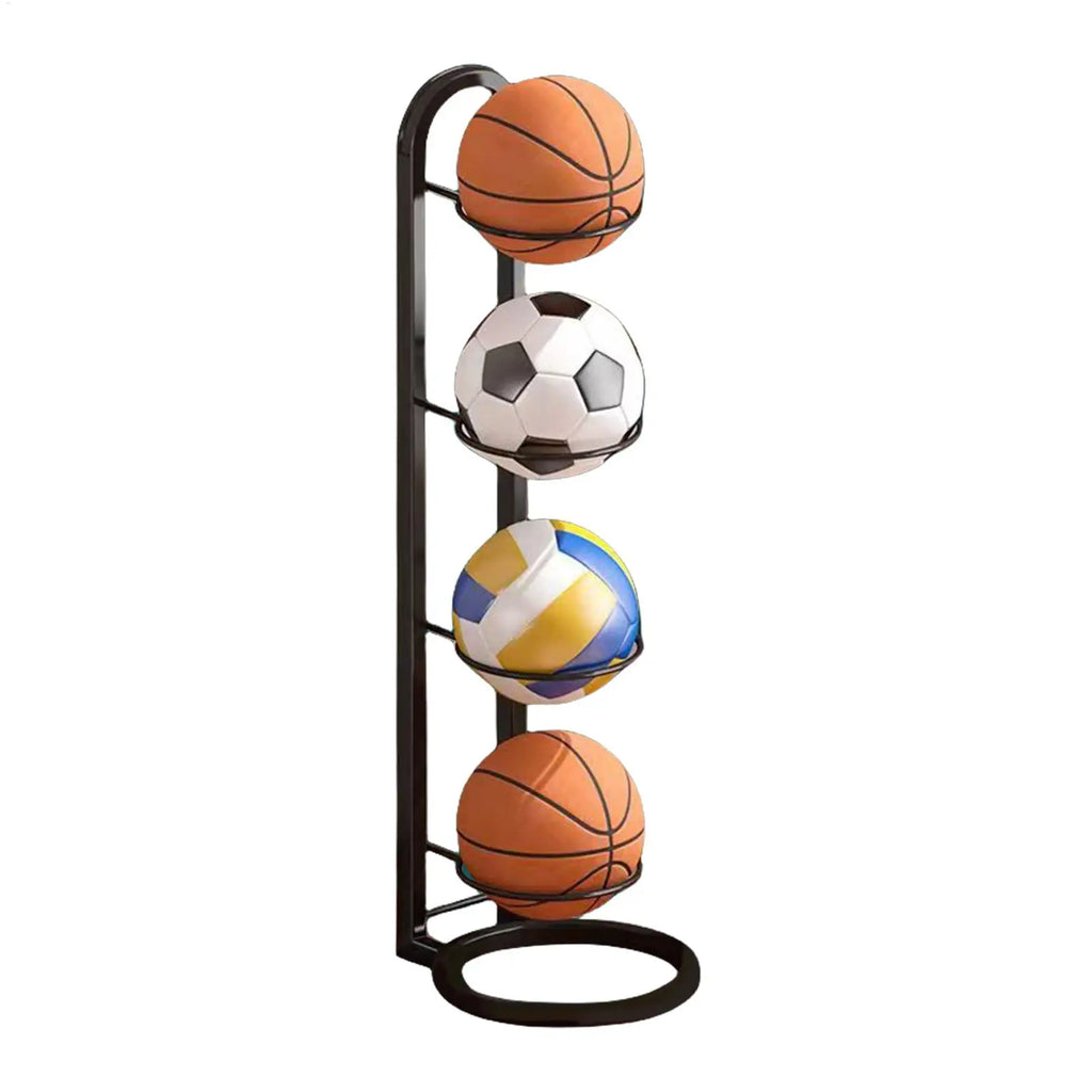 Multi-Layer Cast Iron Ball Storage Rack | Wall-Mount Stand Ball Storage Rack QXL