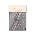 5D Feather & Letter Embossed Nail Art Stickers | NAILFYOU Nail Art Stickers QXL T-2361 (Flat)