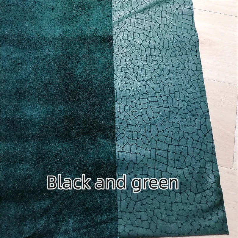 1.2mm Stone-Embossed Top-Grain Cowhide Leather Sheet | DIY Leather Craft Fabric QXL
