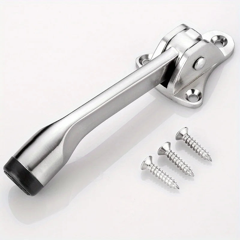 Kickdown Door Stopper | Stainless Steel Foot-Operated Stop Kickdown Door Stop QXL 1pc