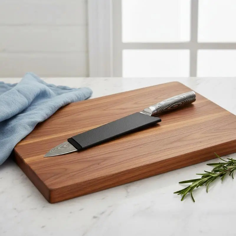 8-Inch Chef Knife with Sheath | Santoku Sashimi Cleaver Chef Knife QXL