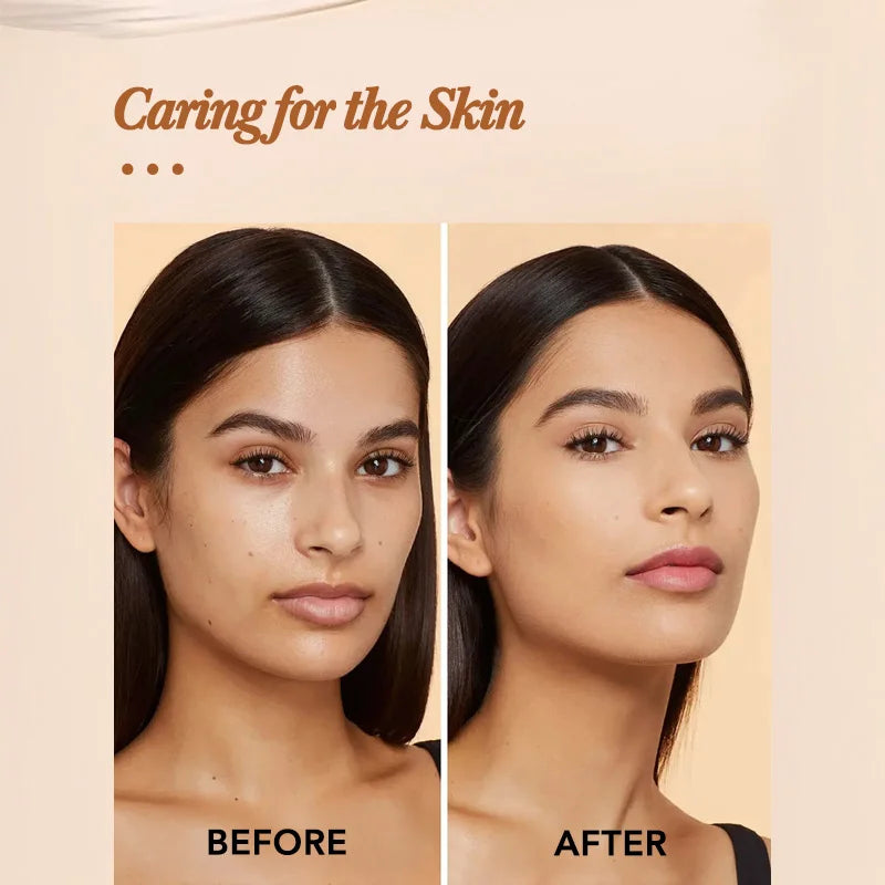 OCHEAL Dark Skin Liquid Foundation BB Cream | Full Coverage Liquid Foundation QXL