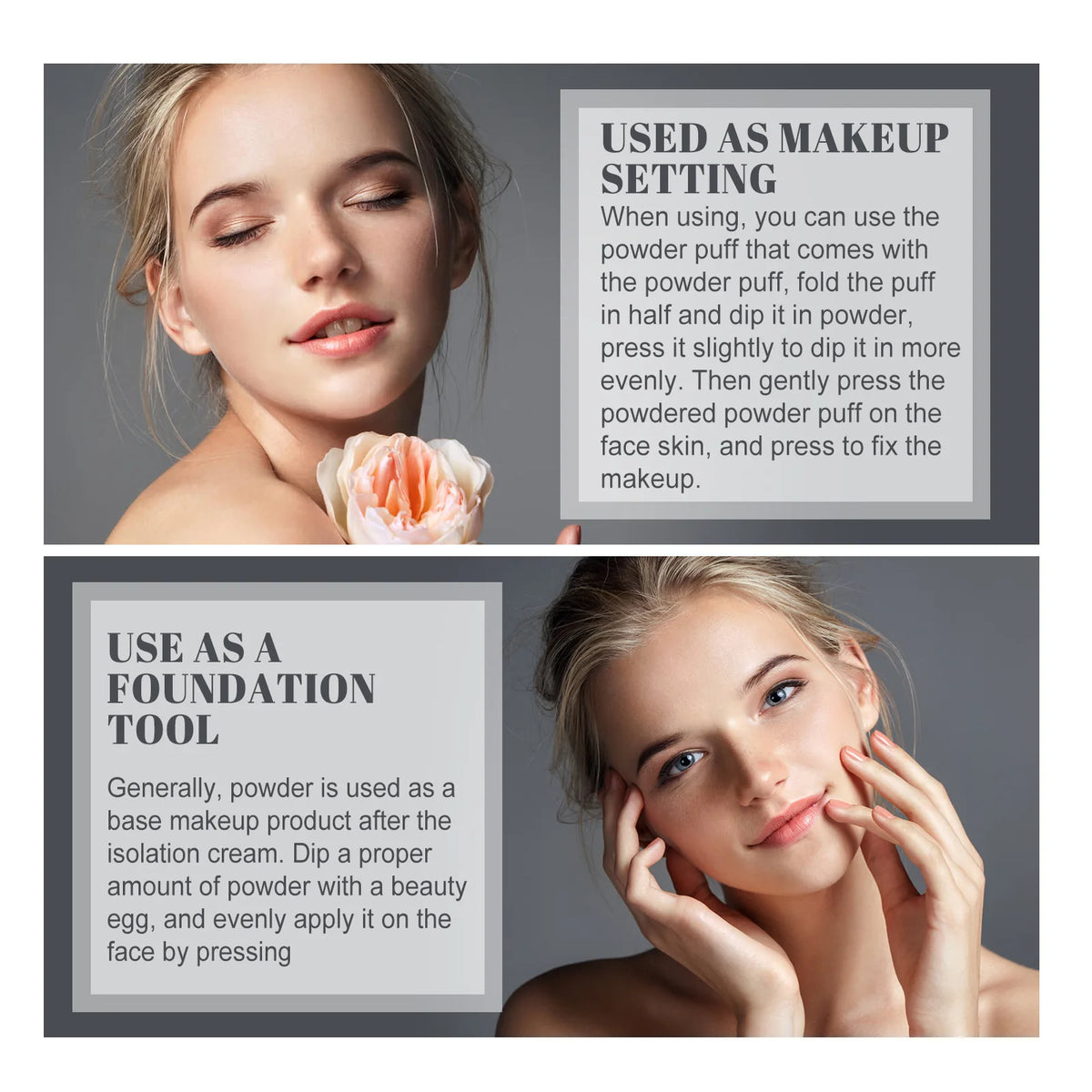 Matte Face Setting Pressed Powder – Oil Control & Long Lasting Pressed Setting Powder QXL