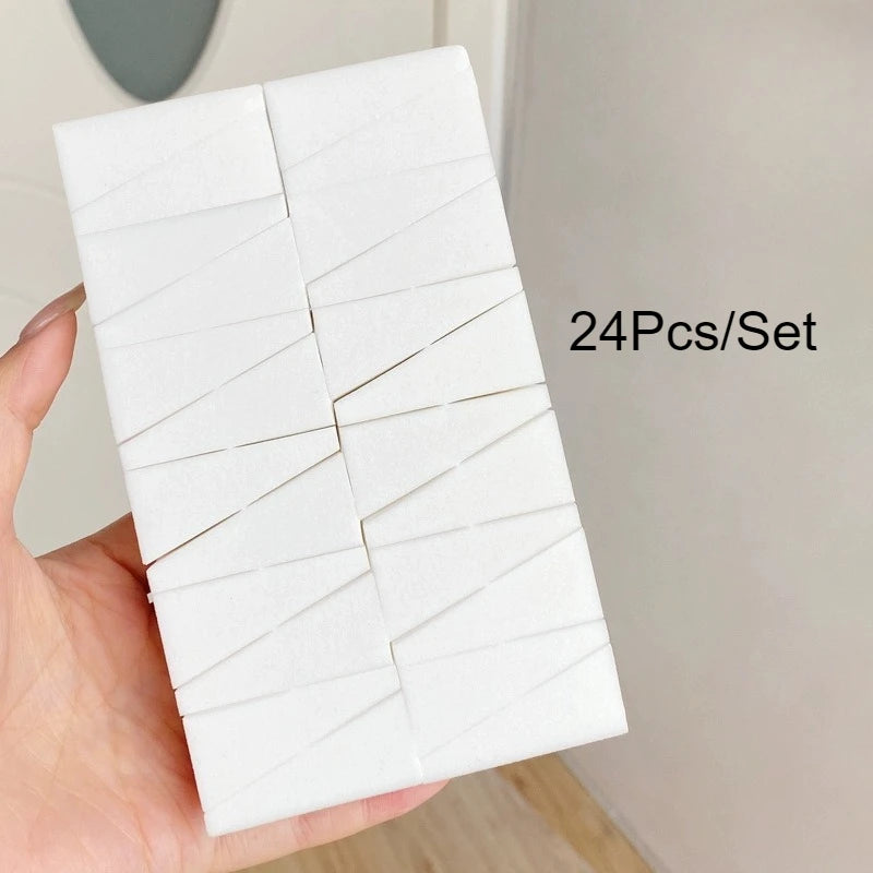 24-Pack Triangle Makeup Wedge Sponges – Foundation & Blending Makeup Wedge Sponge QXL