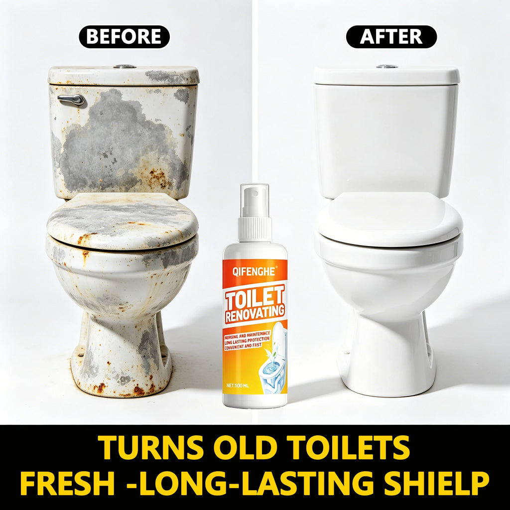 QIFENGHE Toilet Renovation Spray – Fast-Acting Bowl Cleaner Toilet Cleaning Spray QXL