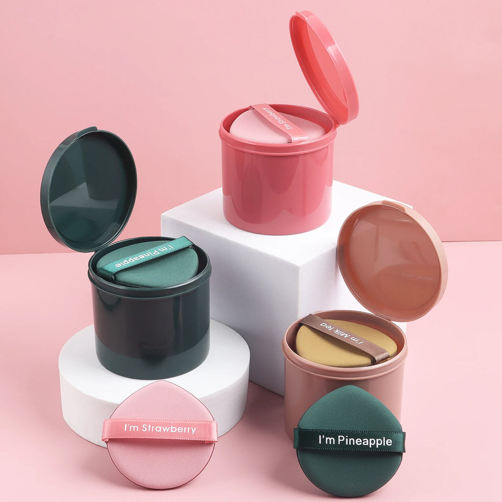 Ronshadow 7-Pack Super-Soft Makeup Sponge Powder Puff Set Makeup Sponge Puff QXL