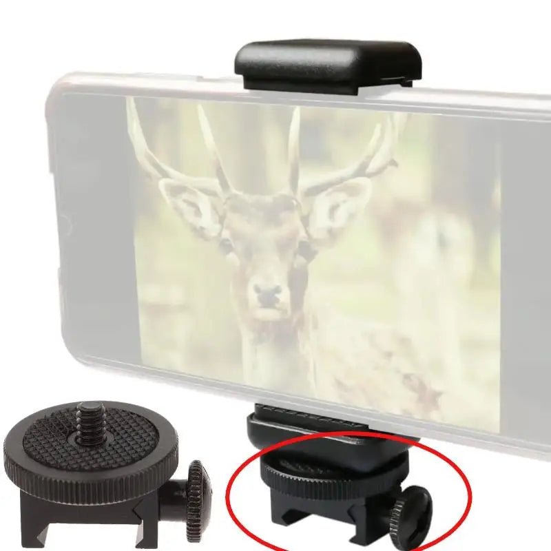 Picatinny Rail Camera Mount 21–25mm | 1/4" Screw Adapter Camera Rail Mount QXL