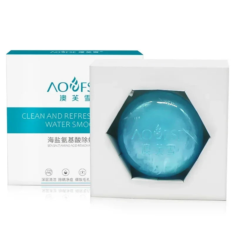 Sea Salt Handmade Essential Oil Cleansing Bar Soap Handmade Bar Soap QXL