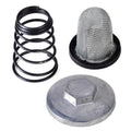 GY6 50cc–150cc Scooter Oil Filter & Drain Plug Set Scooter Engine Parts QXL Silver