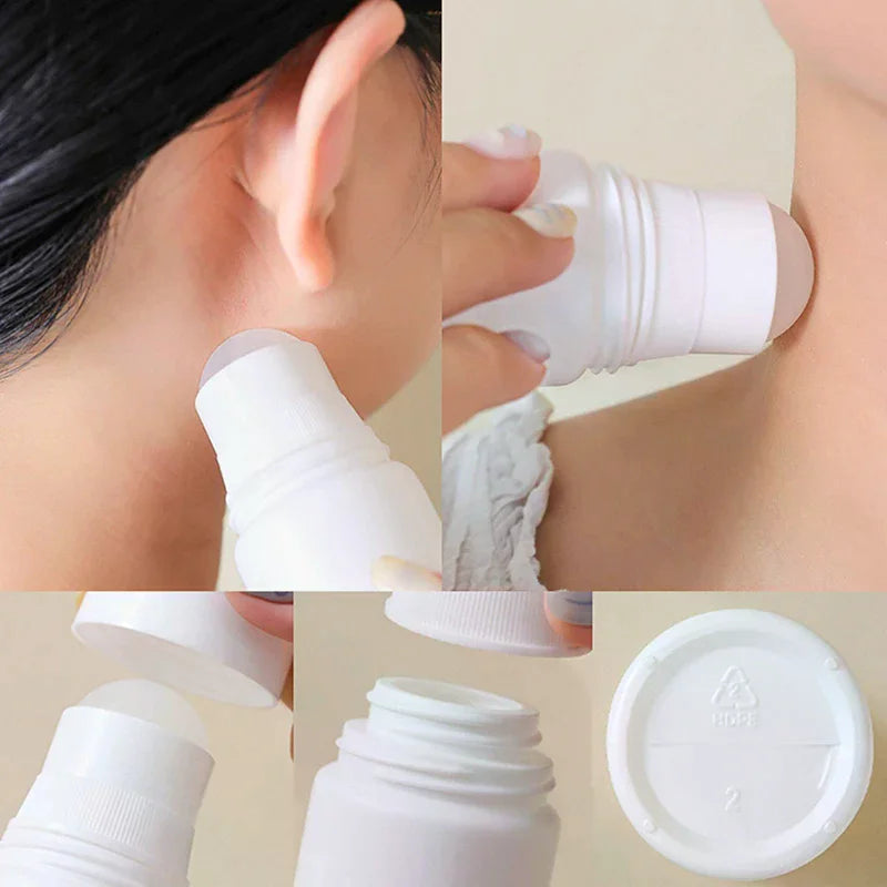 Refillable Roller Ball Bottle 50ml 100ml | DIY Deodorant & Oil Roller Ball Bottle QXL