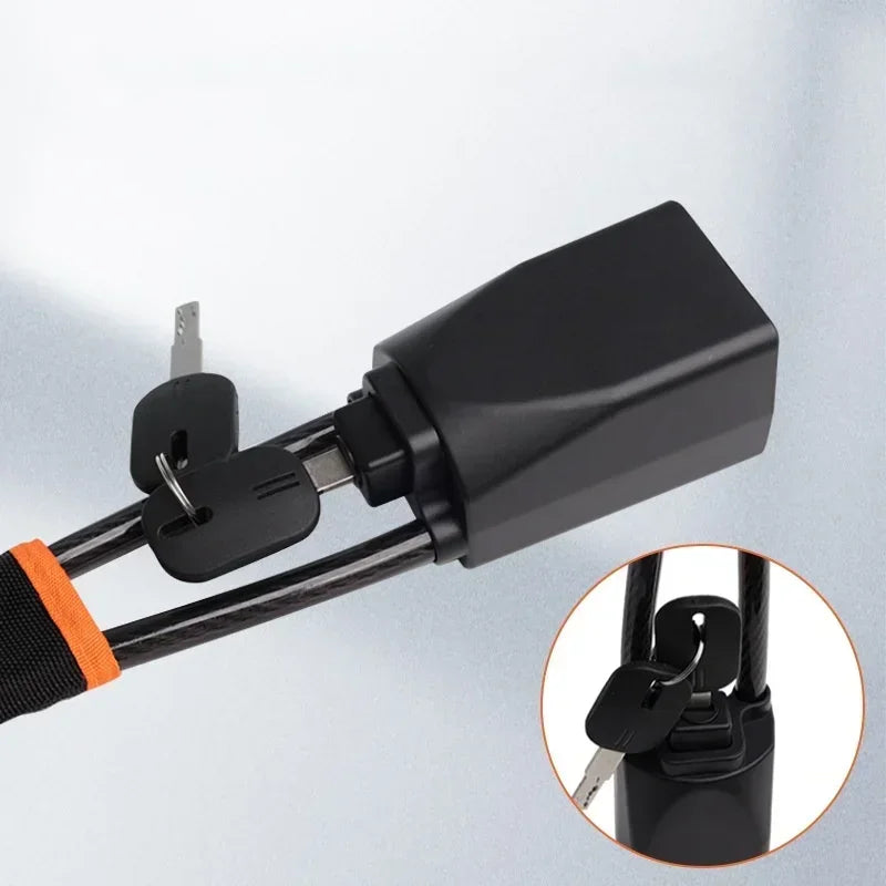 Steering Wheel & Seat Belt Lock | Anti-Theft 3 Keys Car SUV Steering Wheel Lock QXL