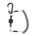 Magnetic Net Release Holder & Coiled Lanyard | Fly Fishing Fishing Tool Lanyard QXL Black