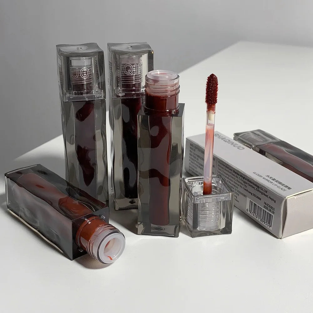 6-Color Lip Tint Gloss | Long-Lasting Non-Stick Lip Glaze Lip Tint Gloss QXL