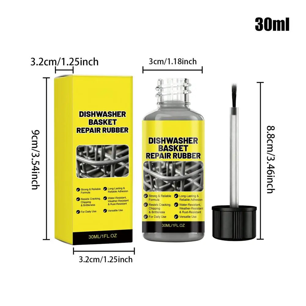 30ml Dishwasher Rack Repair Coating | Waterproof Rust-Proof Rack Repair Coating QXL 1pcs