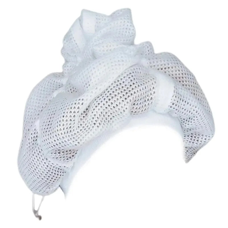 Wide-Brim Elastic Hair Band Nightcap | Sleep & Style Hat Hair Nightcap QXL