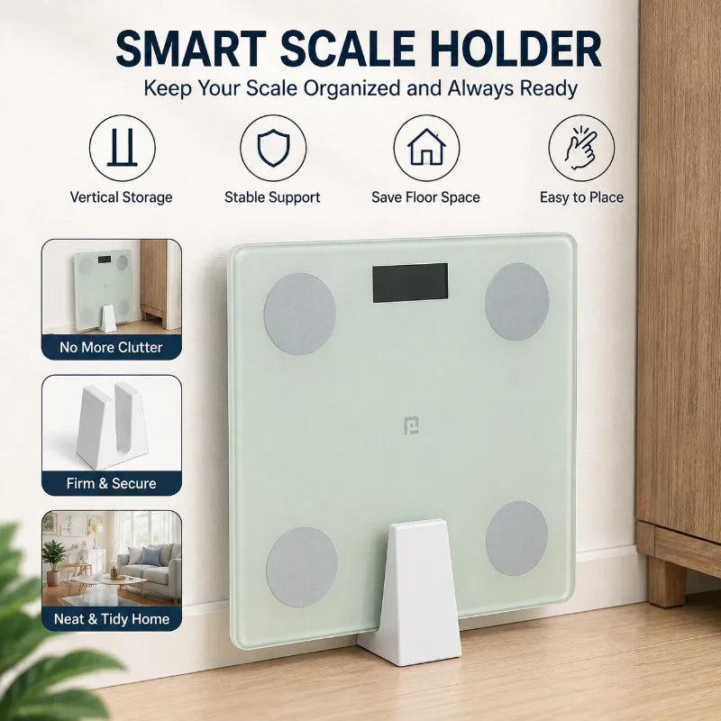 Vertical Bathroom Scale Holder – Space-Saving Storage Stand Scale Storage Stand QXL