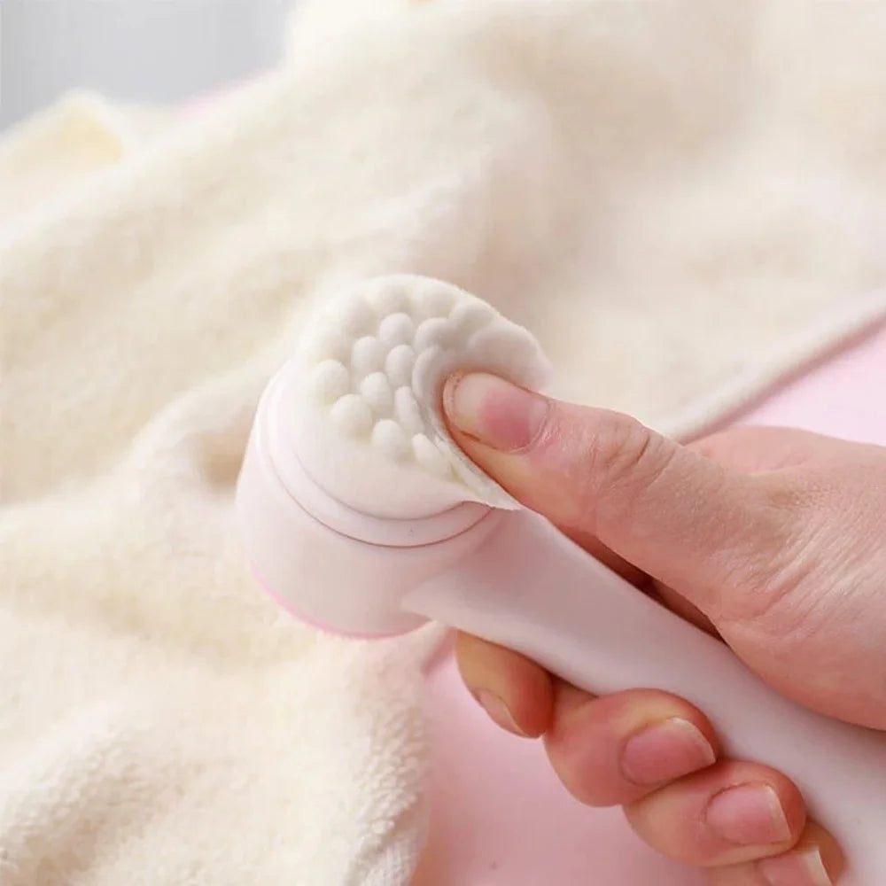 3D Double-Sided Silicone Facial Cleansing Brush | Exfoliator Facial Cleansing Brush QXL