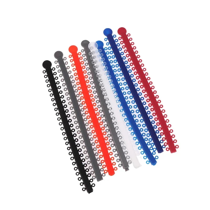 20-Pack Colorful Orthodontic Elastic Ligature Ties for Braces Orthodontic Ligature Ties QXL