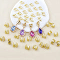 44-Pc Gemstone Dreadlock Beads | Adjustable Braid Loop Set Hair Braid Beads QXL 44PCS SET