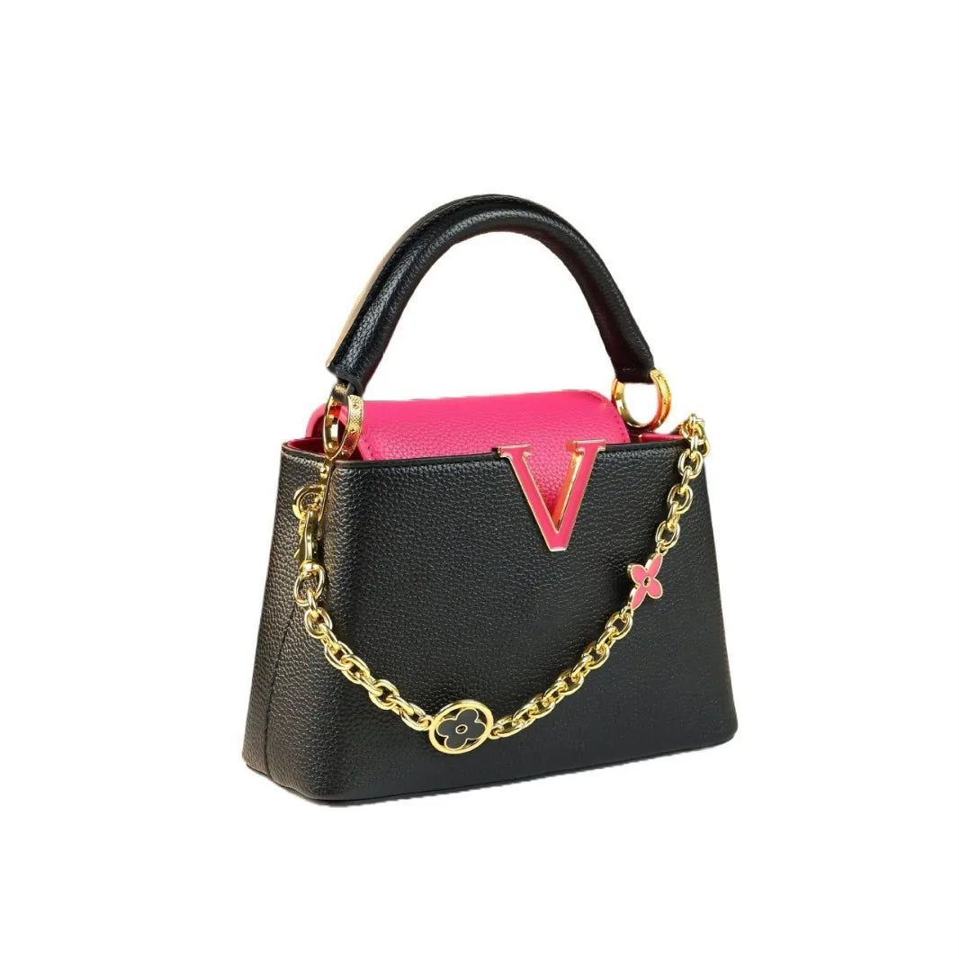 Luxury Leather Diaper Bag Tote | Large Crossbody for Women Diaper Bag Tote QXL