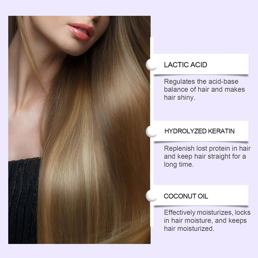 HOEGOA Keratin Hair Smoothing Cream | Frizz Control 250g Keratin Hair Cream QXL