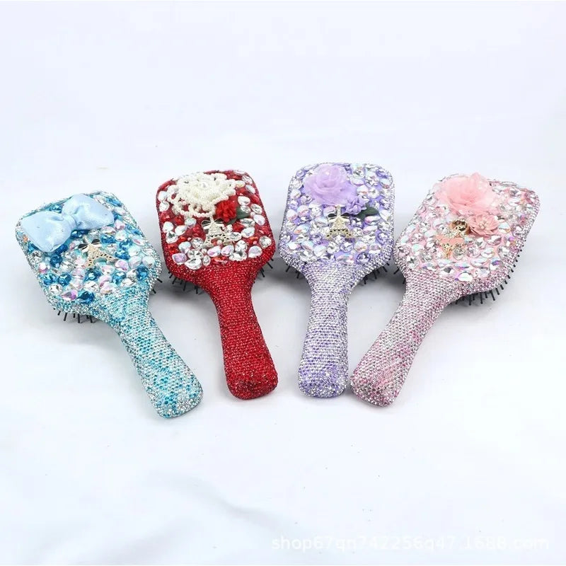 Diamond Air Cushion Scalp Massage Comb | Anti-Static Wide Board Scalp Massage Comb QXL