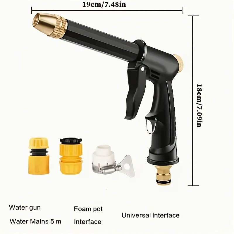 5-Meter Garden Hose Water Gun & Connector Joint Set Garden Hose Set QXL