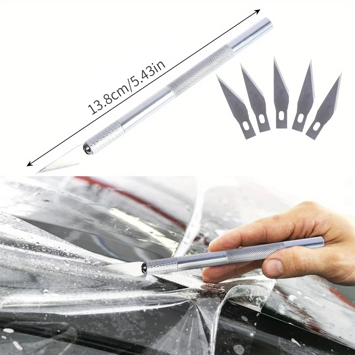 Professional Car Vinyl Wrap Tool Kit Complete Window Tinting Felt Squeegee Cutter for PPF Carbon Fiber Film Sticker Application QXL