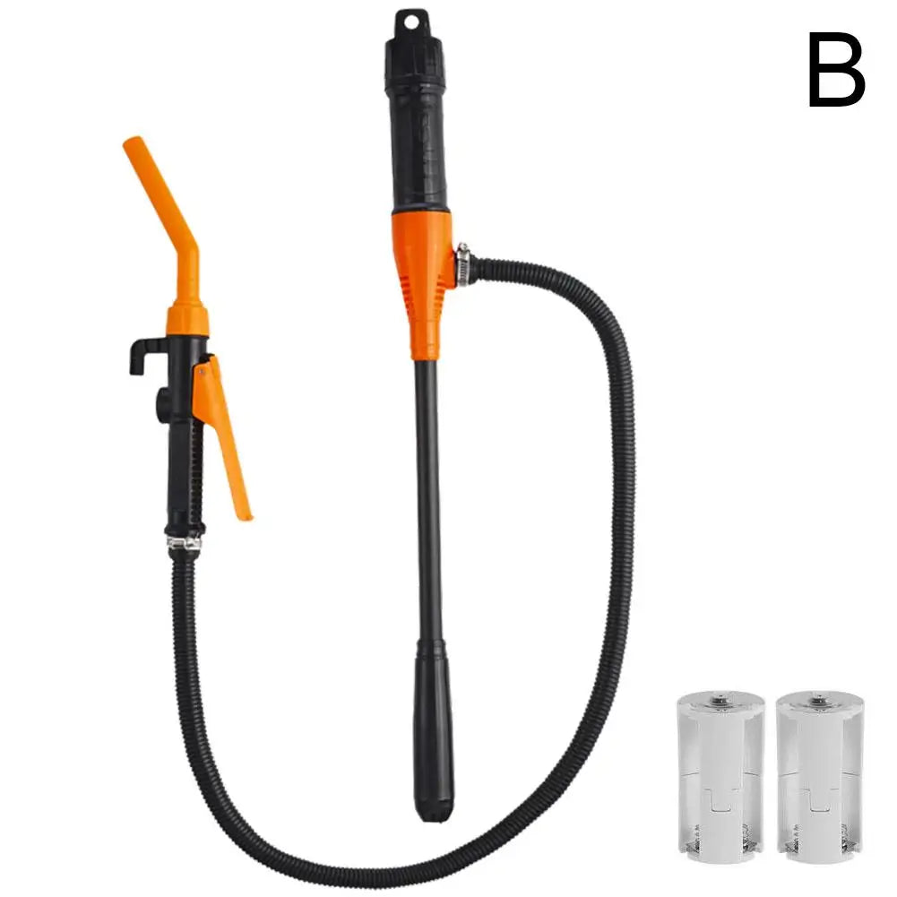 Battery-Powered Fuel Transfer Pump | Gas & Oil with Flow Nozzle Fuel Transfer Pump QXL 1set