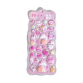 3D Kawaii Bunny Stickers | Squishy PVC DIY Decals for Crafts Kawaii Craft Stickers QXL A