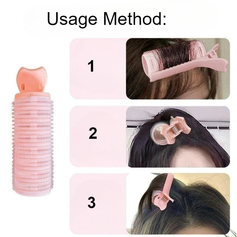 Heatless Hair Curler Clips | Overnight Bang Roller 1-2pc Heatless Hair Curler QXL