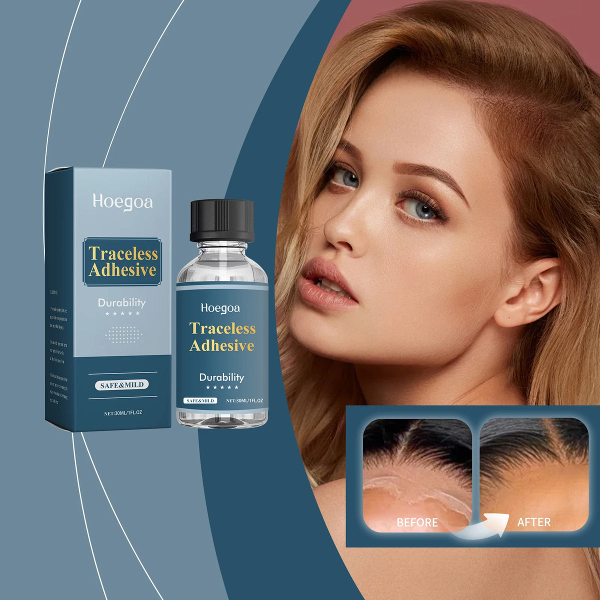 Lace Melting Spray – Strong Hold Invisible Wig Adhesive 30ml Wig Adhesive Spray QXL