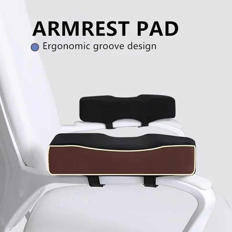 Memory Foam Armrest Covers for Office & Gaming Chairs Chair Armrest Pad QXL
