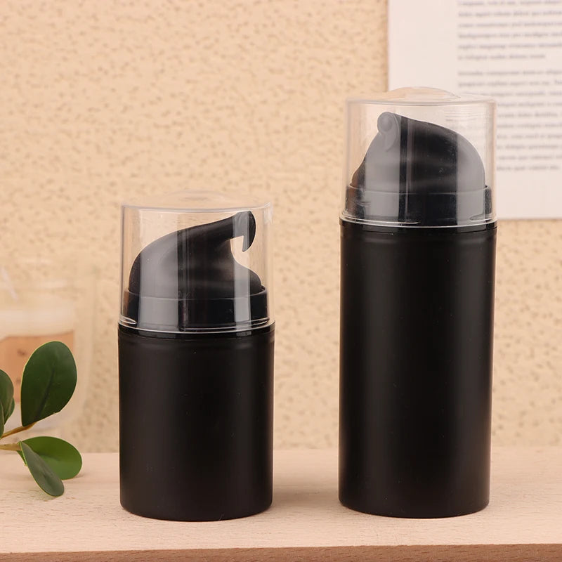 50/100ml Airless Vacuum Press Lotion Bottle | Refillable Cosmetic Vacuum Pump Bottle QXL