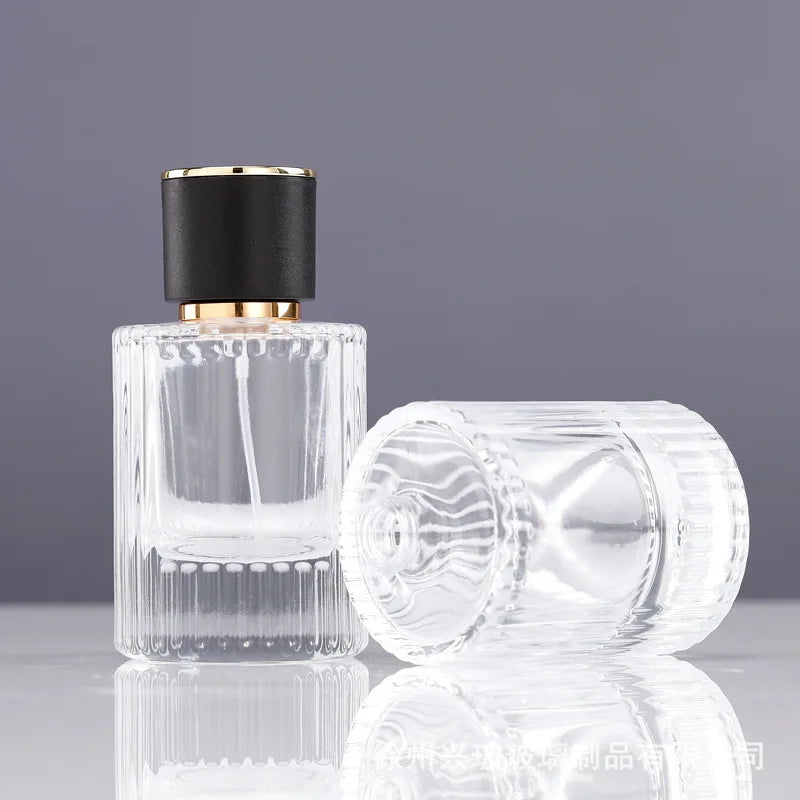 30ml Refillable Glass Perfume Atomizer Spray Bottle | Colorful Perfume Atomizer QXL 30ml 1pc black lid