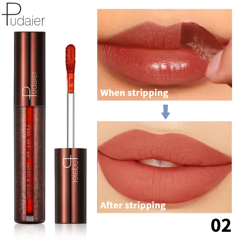 Peel-Off Lip Gloss | Waterproof Moisturizing Long-Wear Gloss Peel-Off Lip Gloss QXL 02