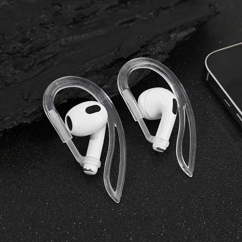 Silicone Ear Hooks for Wireless Earphones | Anti-Slip Sport Clip Earphone Ear Hooks QXL