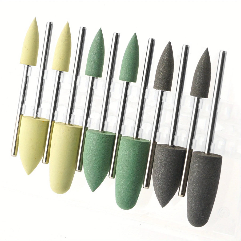 9/12-Pc Ceramic Dental & Nail Polishing Kit | Handpiece Bits Dental Polishing Kit QXL