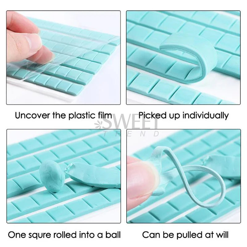 Reusable Nail Display Clay Tips Holder | 48pc Practice Tool Nail Display Clay QXL
