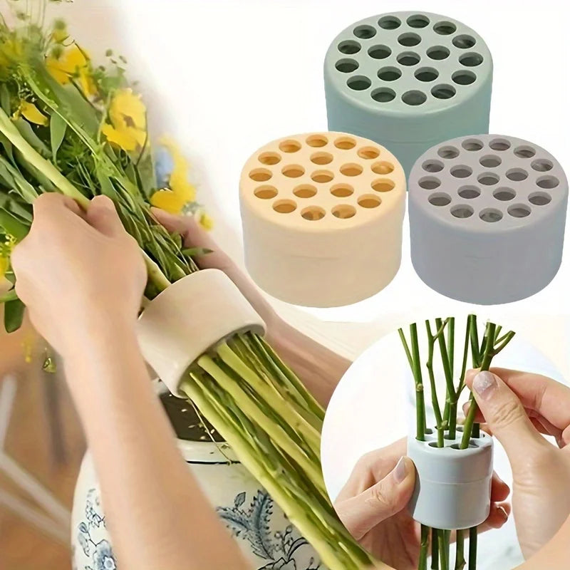 Spiral Vase Flower Arranger | Bouquet Holder & Stem Fixer Floral Arranging Tool QXL