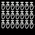 Curtain Track Rollers with Lockable Hooks | Easy Glide Hangers Curtain Track Rollers QXL 50pcs