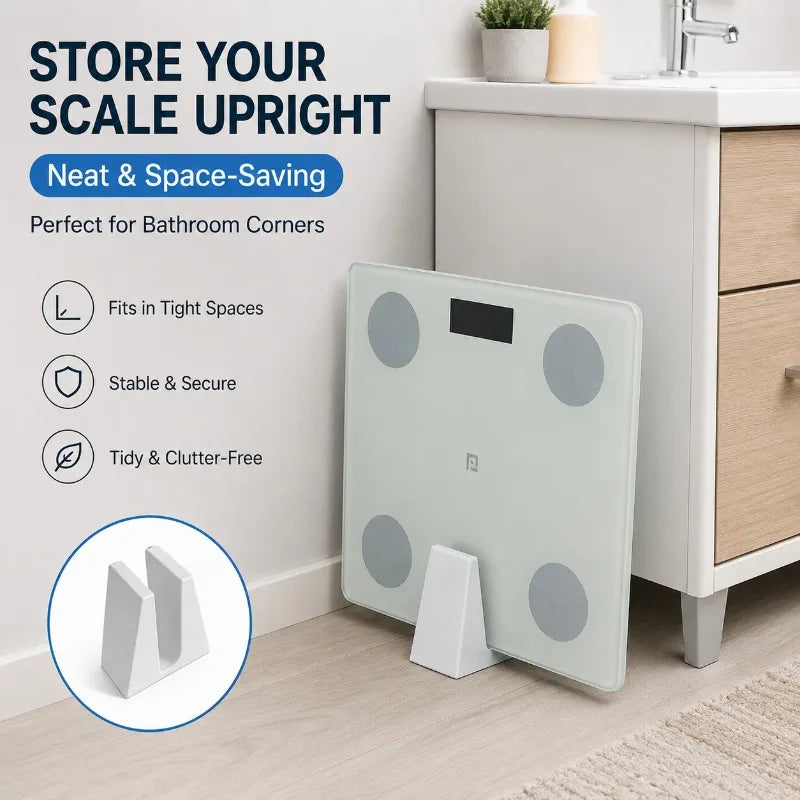 Vertical Bathroom Scale Holder – Space-Saving Storage Stand Scale Storage Stand QXL