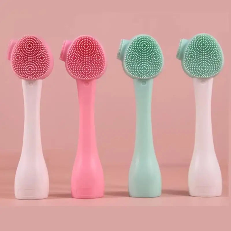 2-in-1 Silicone Facial Cleansing Brush & Mask Spatula Facial Cleansing Brush QXL