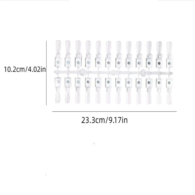 24-Pc Magnetic Nail Color Display Chart & Practice Board Nail Display Board QXL onesize