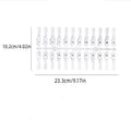 24-Pc Magnetic Nail Color Display Chart & Practice Board Nail Display Board QXL onesize